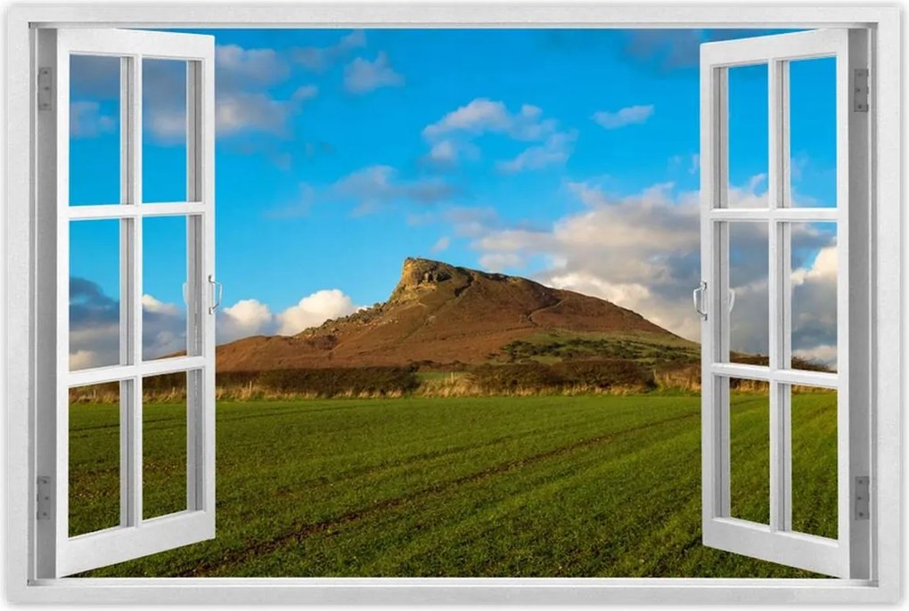 Poszterek 60x40 Hegy a mező mögött