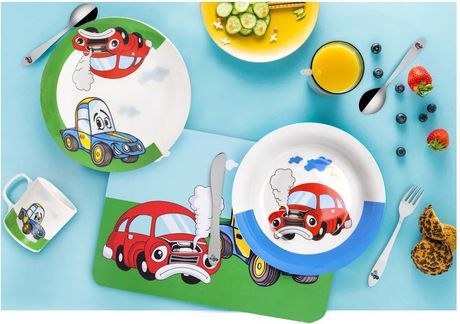 Cars 3 db-os porcelán gyerek étkészlet - Orion