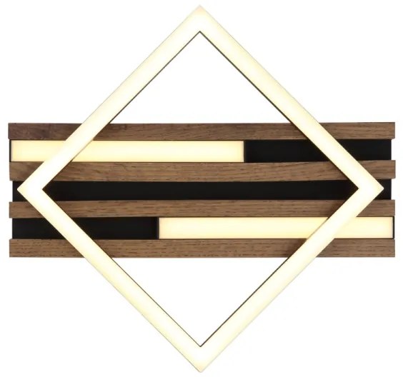 Globo 67344D - OBRIEN LED mennyezeti lámpa 19W, 230V, 3000K, 31x33 cm