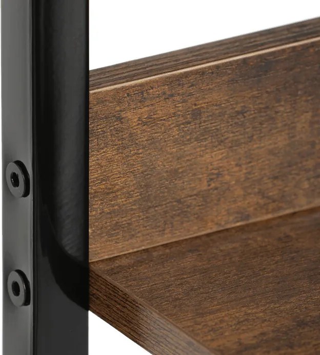 Regál, mdf, hnědá, GD-314 OLW