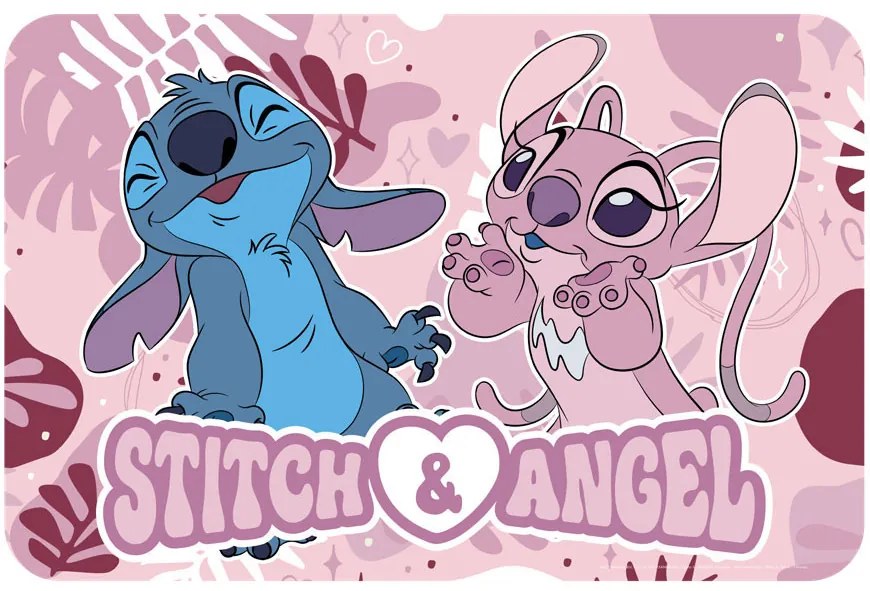 Disney Lilo és Stitch, A csillagkutya Angel tányéralátét 43x28 cm
