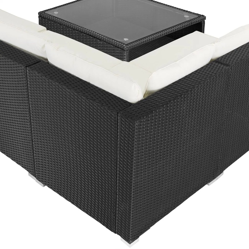 Casaria® Agen II kerti rattan bútor szett