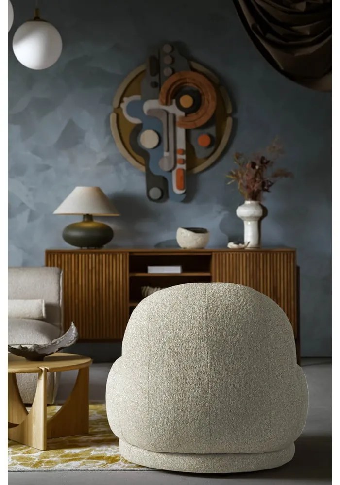 Bézs fotel Ovo – Miuform