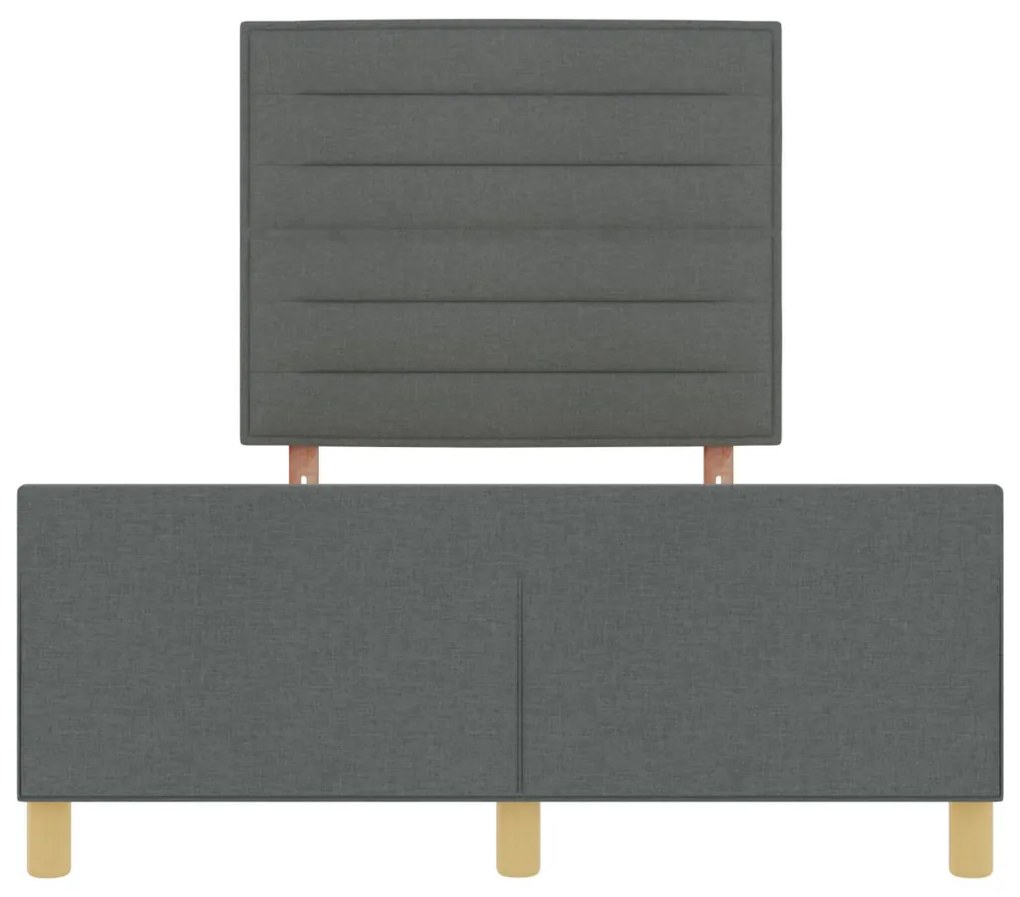 Ágykeret Sötétszürkében, 160x200 cm, Szövet