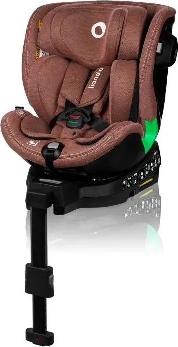 Lionelo - HARMONY i-Size forgatható autós gyerekülés alappal 40-150 cm téglavörös