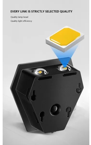 Immax 08488L - LED napelemes fali lámpa szenzorral LED/2W/5V IP54