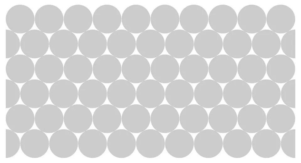 Circle 50 db-os matt üvegmatrica szett - Ambiance