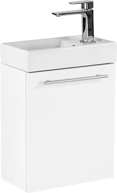 Fantastic fürdőszoba bútor Melanie tükörrel, fehér színben