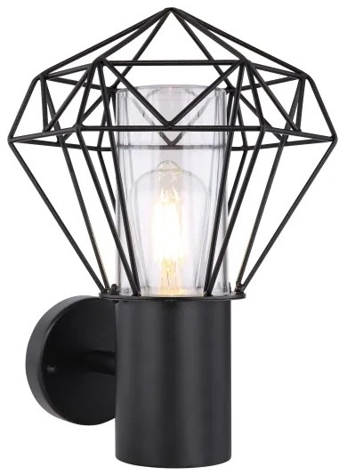 Globo 31355 - Kültéri fali lámpa HORACE 1xE27/15W/230V IP44