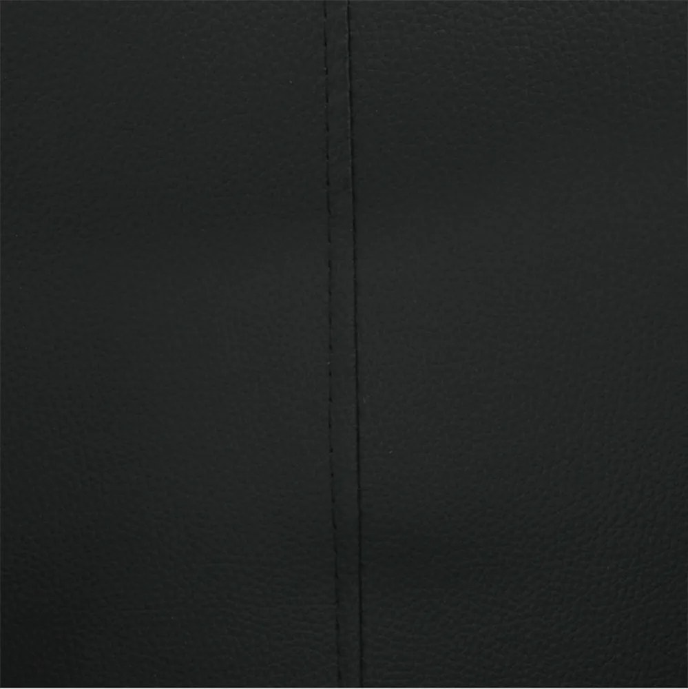 Klub duplafotel, fekete textilbőr, CUBA