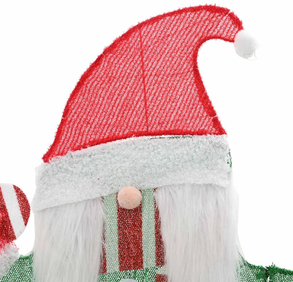 Kivilágított Tündér Meleg fehér 71 x 64 cm Lurex Szövet