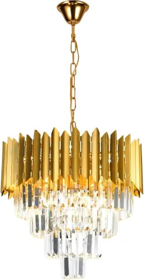 Brilagi - Láncos csillár CRISTAL 5xE14/40W/230V átm. 45 cm