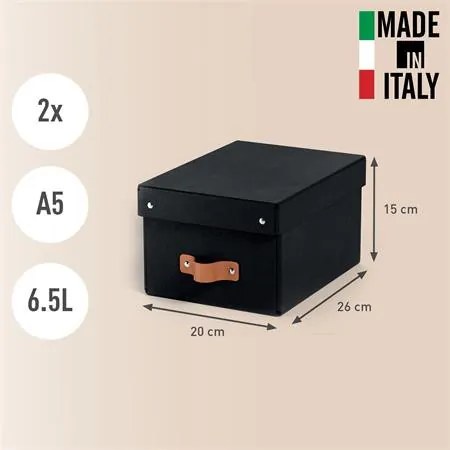 Tárolódoboz, S méret, LEITZ Puro, fekete (E61470095)