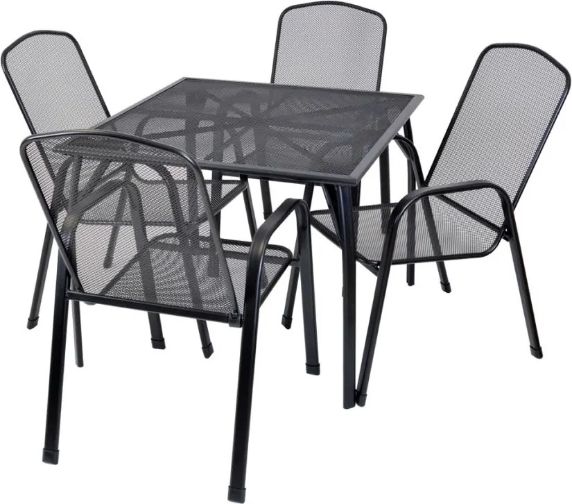 ROJAPLAST Kerti szék Savoy fém egymásra rakható