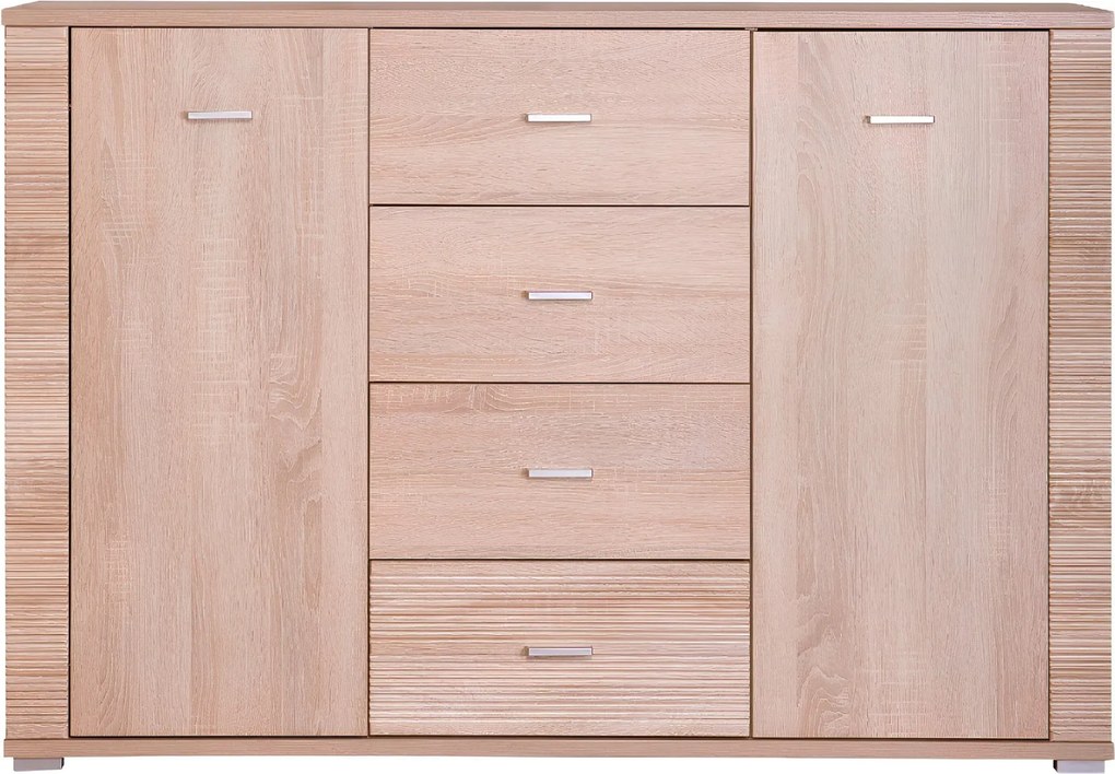 Komód typ 9, sonoma tölgy, GRAND