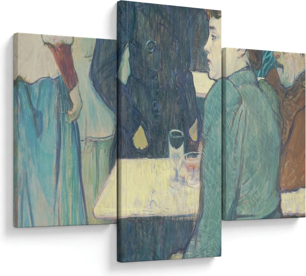 Kép - Henri de Toulouse-Lautrec, A Corner of the Moulin de la Galette, reprodukciók (90x60 cm)