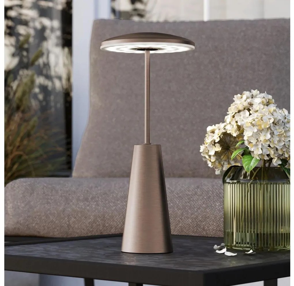 Eglo 900924 - LED Dimmelhető kültéri lámpa PICCOLA 2,8W/5V 5200mAh IP54 bézs