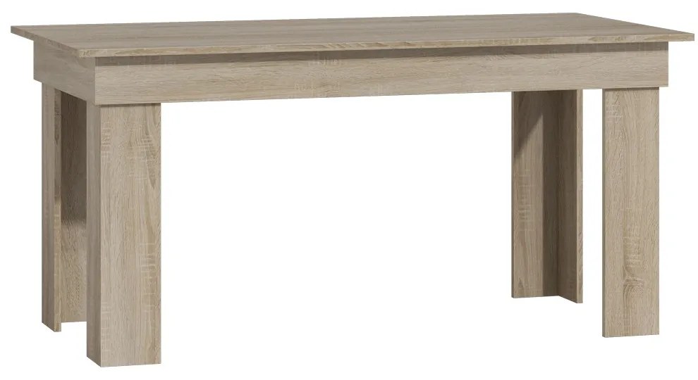 Odell SO M étkezőasztal, 160x75x80 cm, sonoma