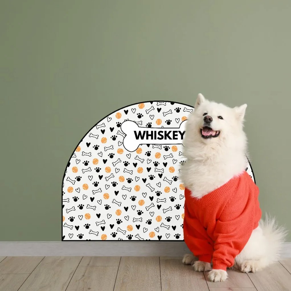 PIPPER. Védő textil falmatrica – Ív – Labdácskák Méret: 83x60cm, Indíték: név nélkül