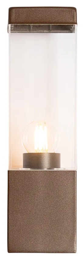 Modern kültéri fali lámpa rozsdabarna IP44 - Malios