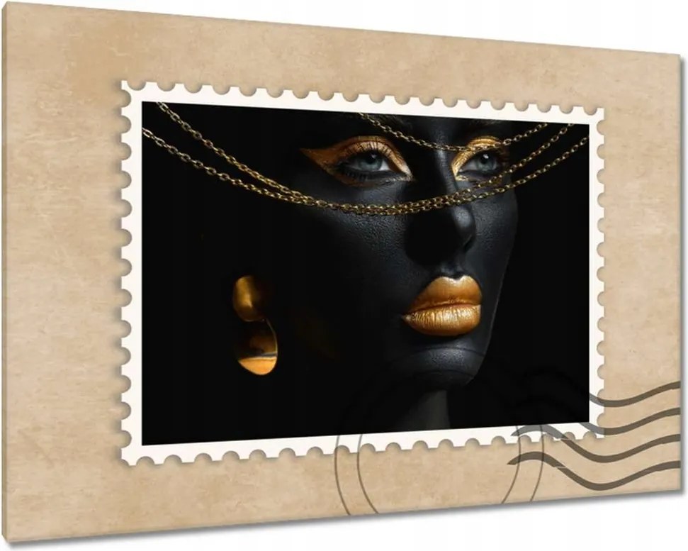 Vászonkép 90x60 Arany szépség