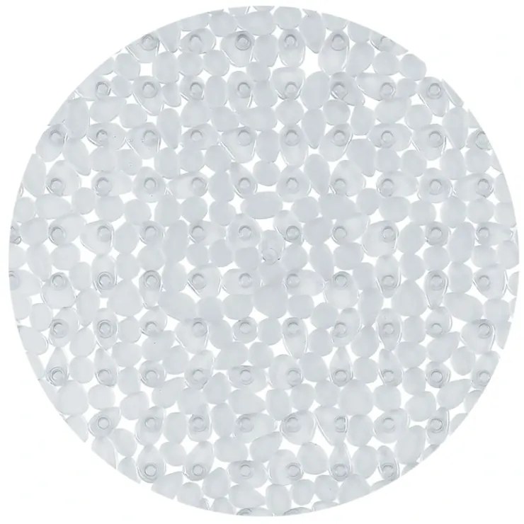 Spirella Csúszásgátló kerek zuhanytálca RIVERSTONE, átlátszó, 57 cm