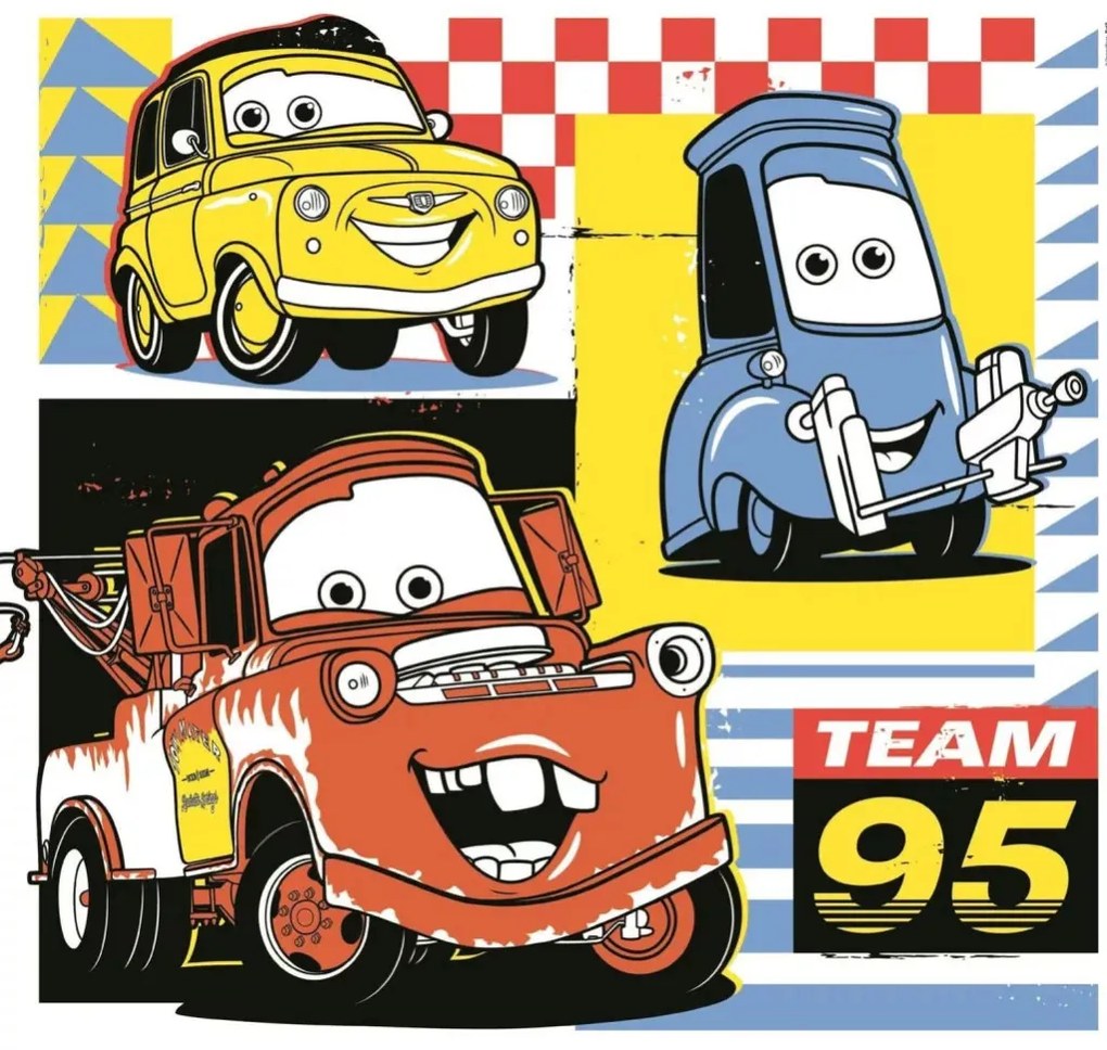 Disney Verdák Team-95 3x48 db-os puzzle Clementoni