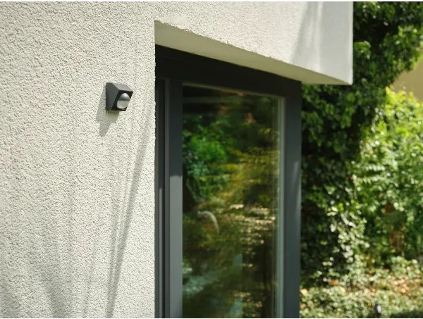 Osram - Kültéri napelemes mozgásérzékelő SMART+ 3,7V antracit IP65 Wi-Fi 800 mAh