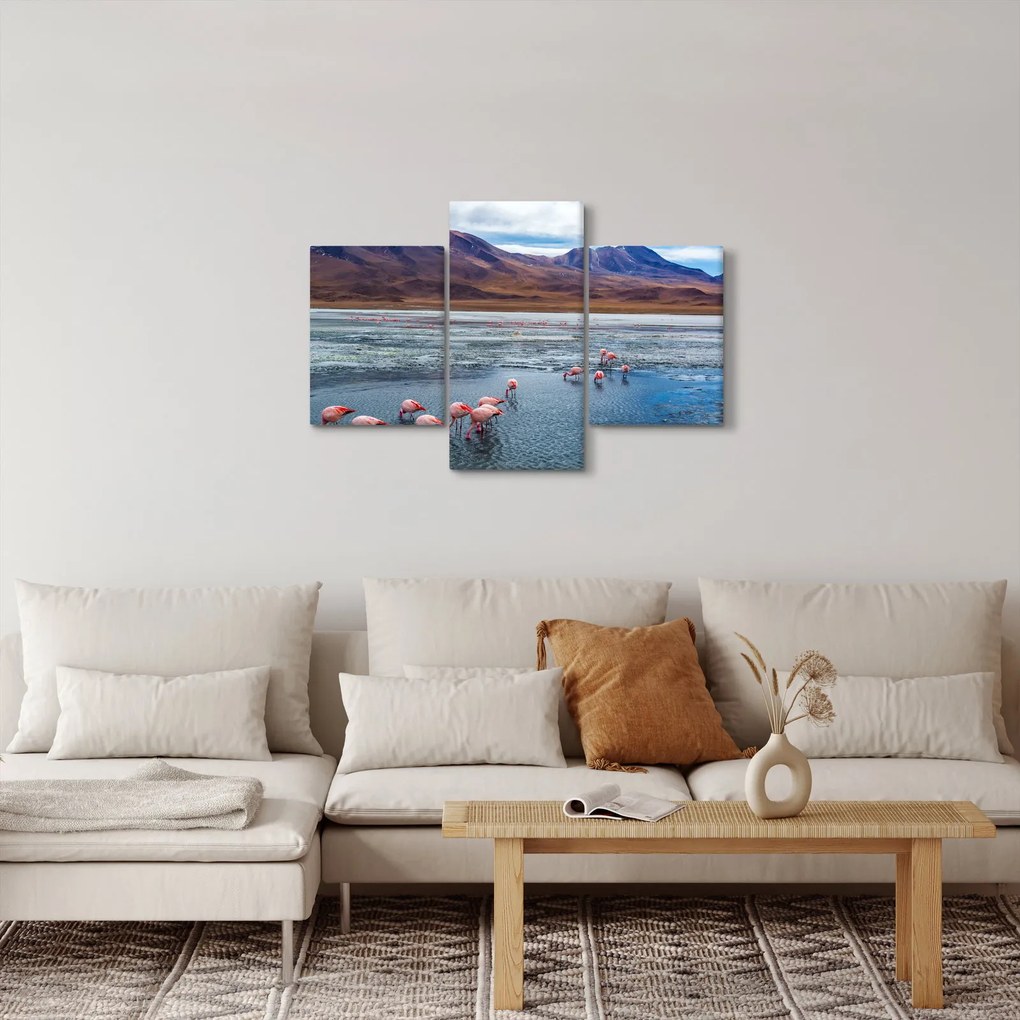 Kép - Flamingók (90x60 cm)