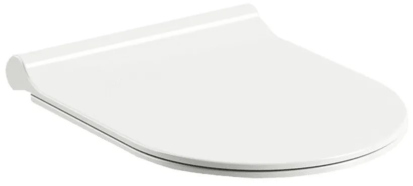 RAVAK Uni Chrome Slim WC-ülőke, SoftClose, fehér, 358x453x51mm