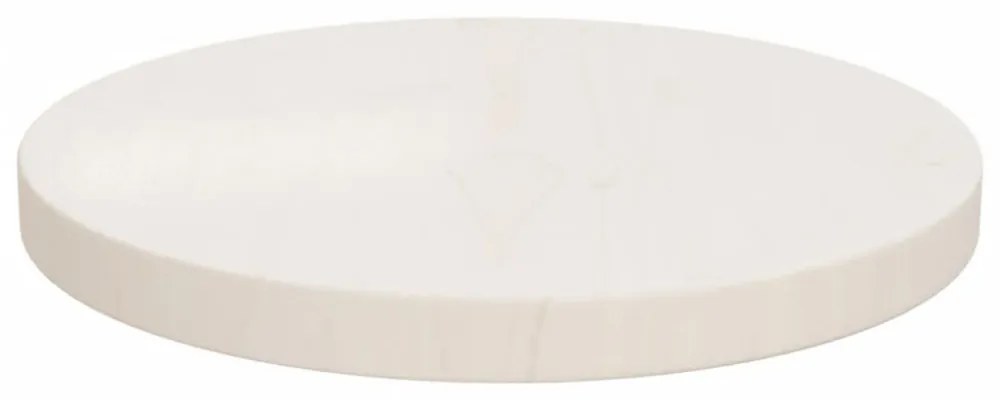 fehér tömör fenyőfa asztallap Ø30 x 2,5 cm