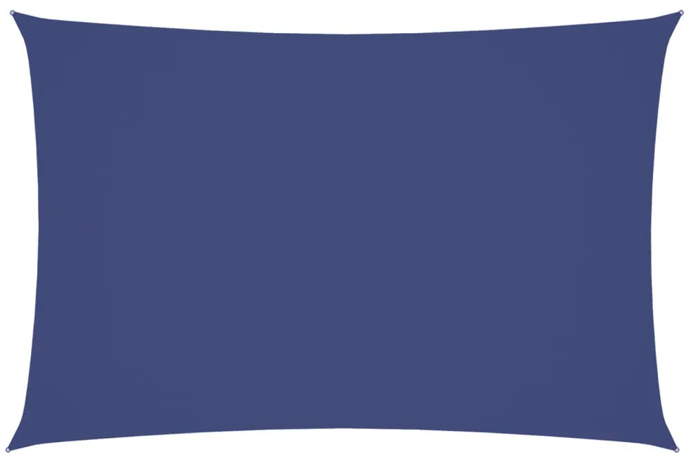 kék téglalap alakú oxford-szövet napvitorla 2 x 4 m