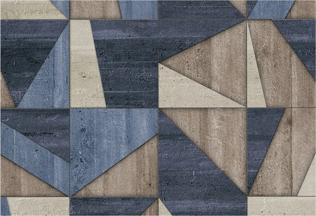 Matt fotótapéta Flizelin Falra Geometrikus minták 152x104 Ragasztó