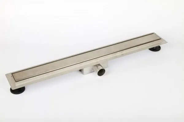 AREZZO design 900 mm-es rozsdamentes acél folyóka Steel ráccsal AR-900