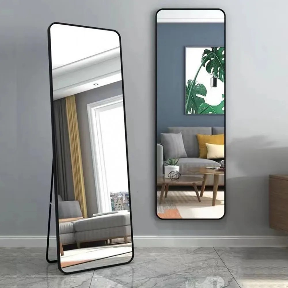 Álló tükör 145 x 35 cm fehér BC FUR-1625-White