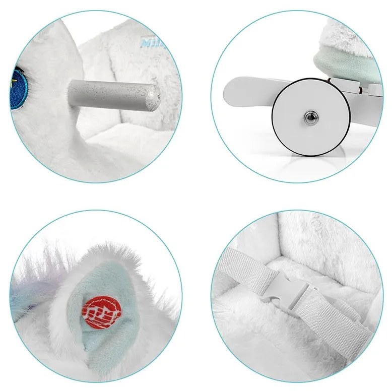 Ringató hinaló dallammal és kerekekkel Milly Mally Polly Unikornis