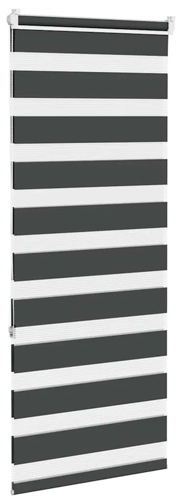 zebrafüggönnyel fekete szövetszélesség 60,9 cm poliészter