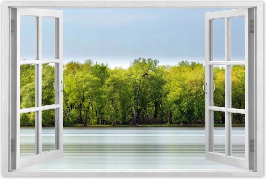 Poszterek 90x60 Erdő Tó Mennyország