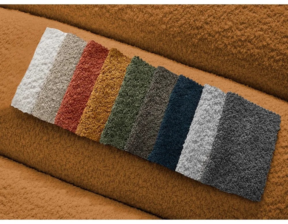 Mustársárga buklé lábtartó Annecy – Bobochic Paris