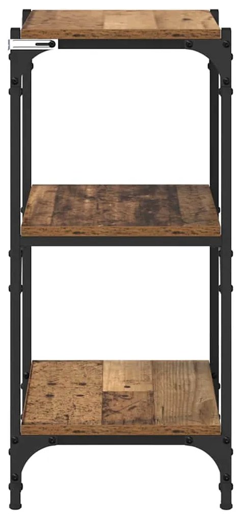 Könyvespolc Régi fa 40 x 33 x 71 cm Faanyag