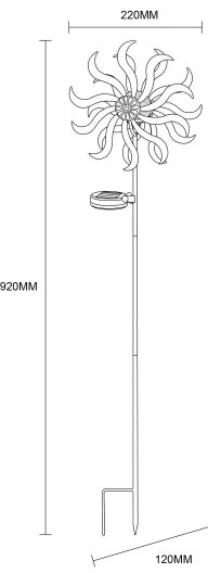 Globo 36573 - LED napelemes dekoráció LED/0,06W/3,2V IP44