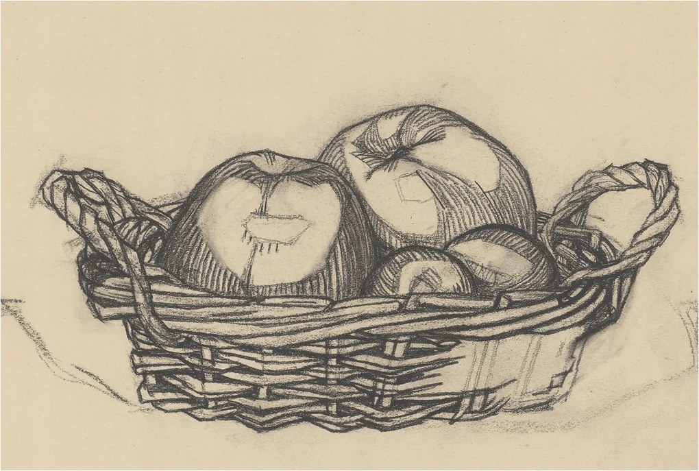 Fotótapéta Flizelina Nappali és Hálószoba Gyümölcskosár 104x70 Ragasztó