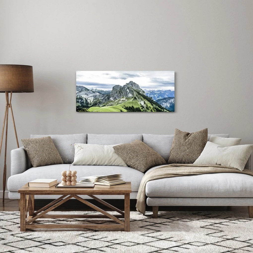 Kép - hegycsúcsok (120x50 cm)