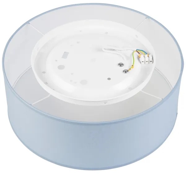 Mennyezeti lámpa SIRJA PASTEL 1xE27/60W/230V átm. 35 cm kék