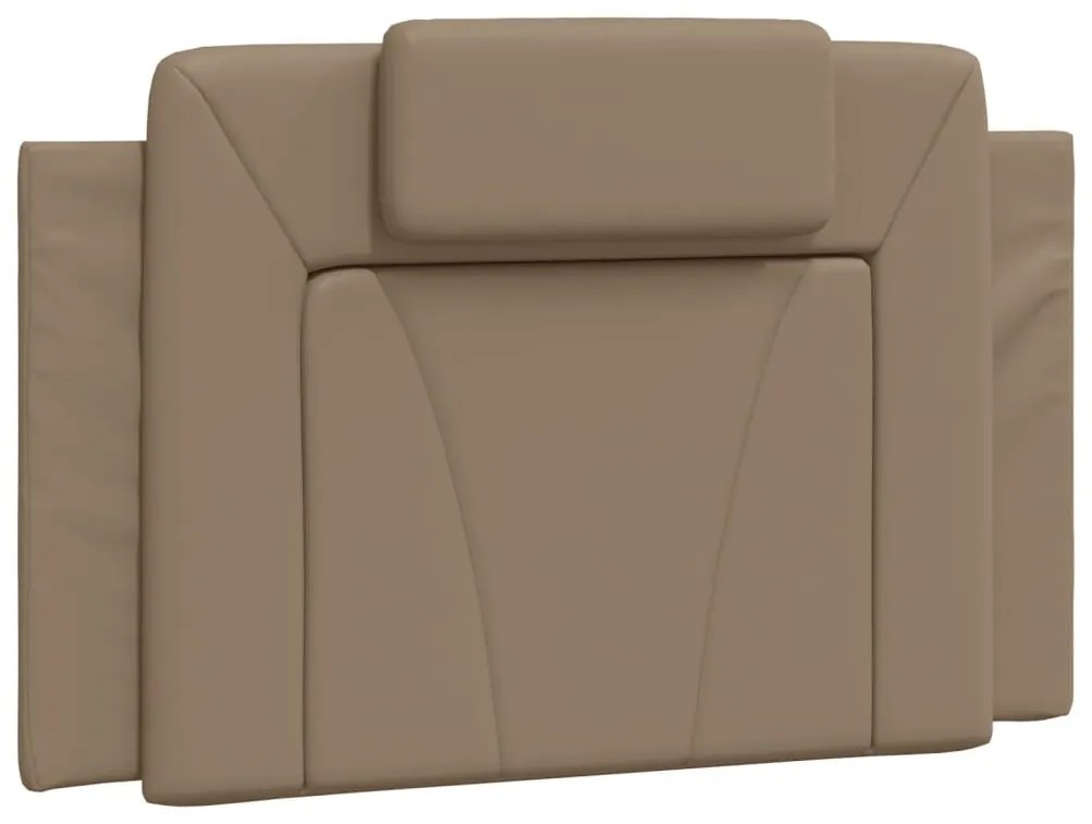 cappuccino színű műbőr fejtámla párna Viana 80 cm