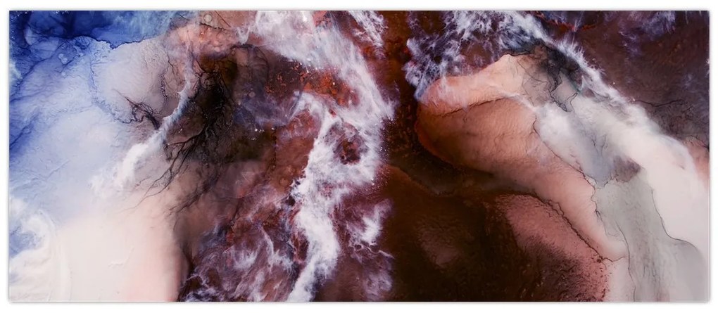 Kép - Lila márvány N⁰3 (120x50 cm)