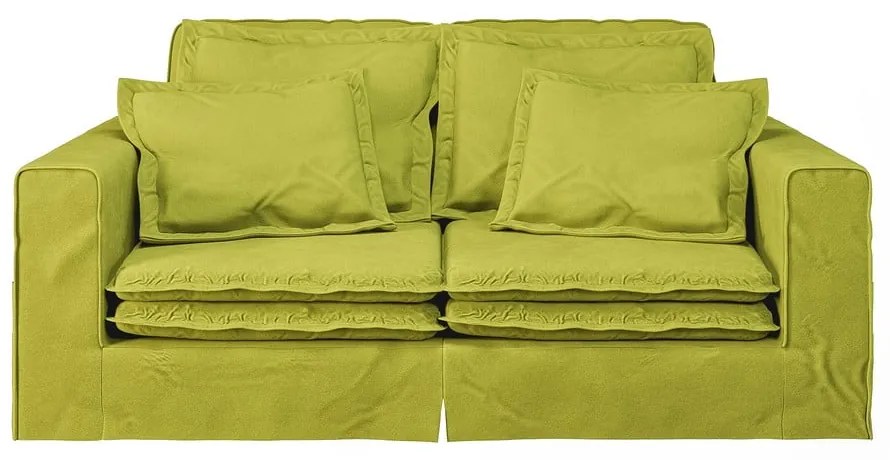 Világoszöld kanapé 196 cm Nora – Ropez