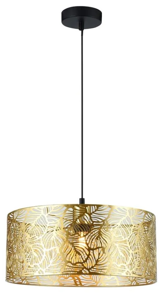 Csillár zsinóron VIRÁG 1xE27/15W/230V arany