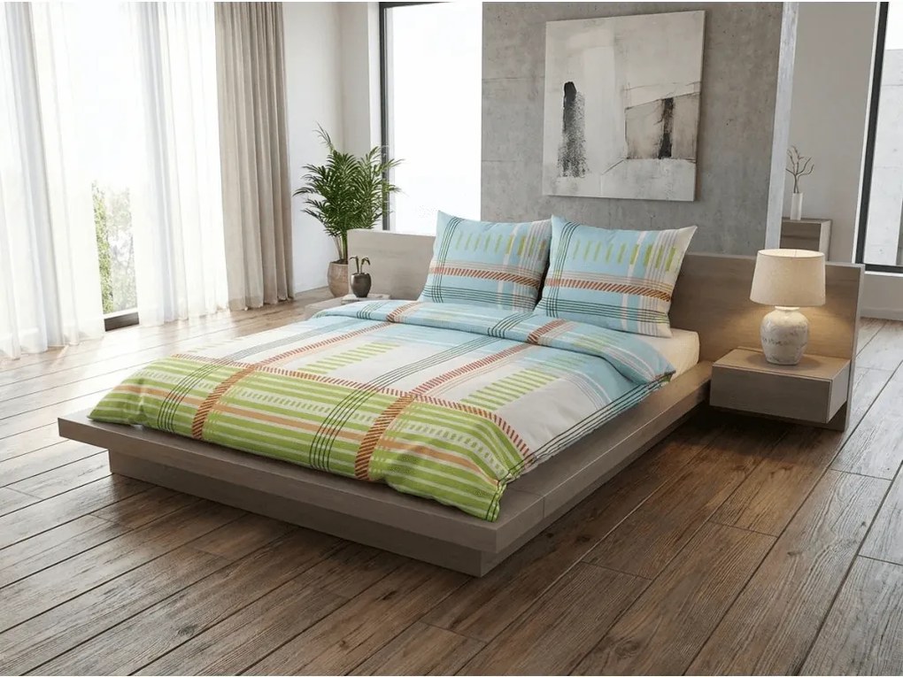 Pamut ágyneműhuzat TAVONE színes Ágyneműhuzat mérete: 70 x 90 cm | 140 x 200 cm