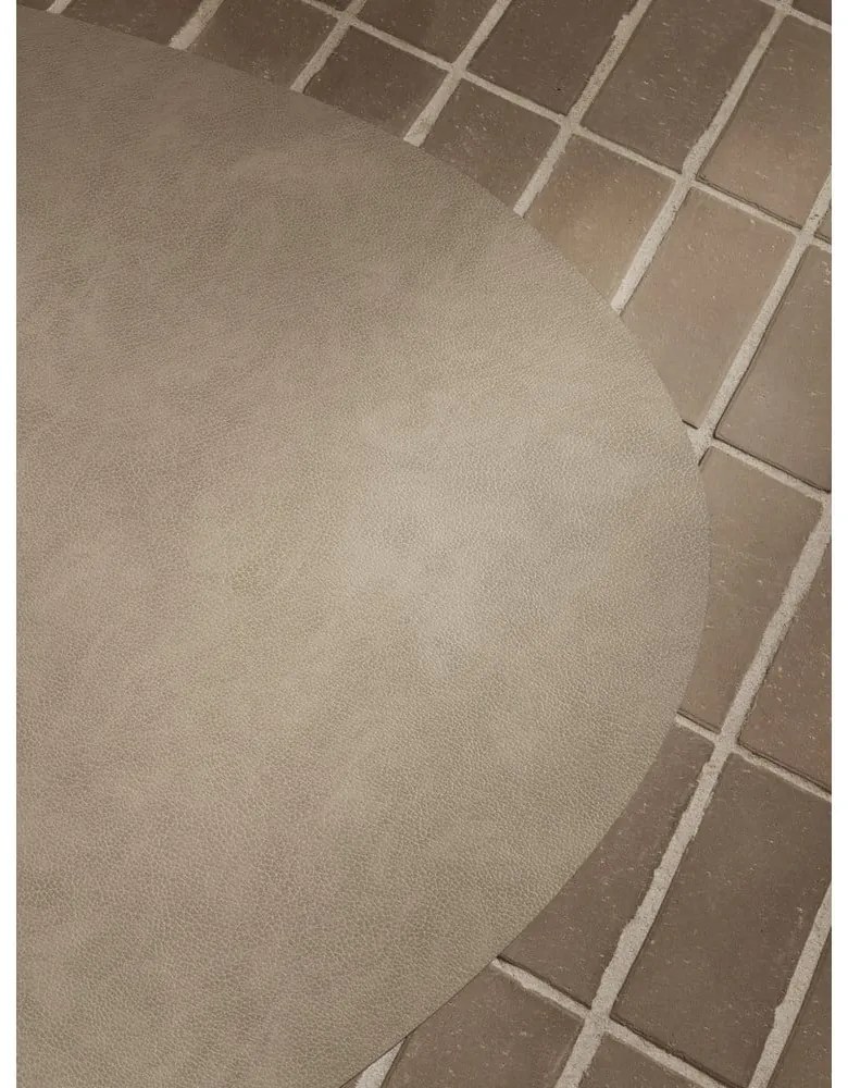 Szürkésbézs bőr Circle XXXL Bull – LIND DNA